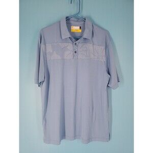 Nicklaus Sz Large Eco Choice Golf Shirt Short Sleeve Pullover Blue